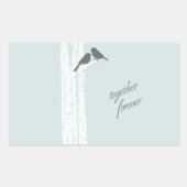 Samen Forever Rechthoekige Sticker (Voorkant)