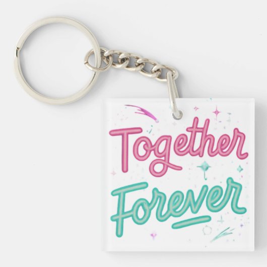 Samen Forever Sleutelhanger (voorkant)