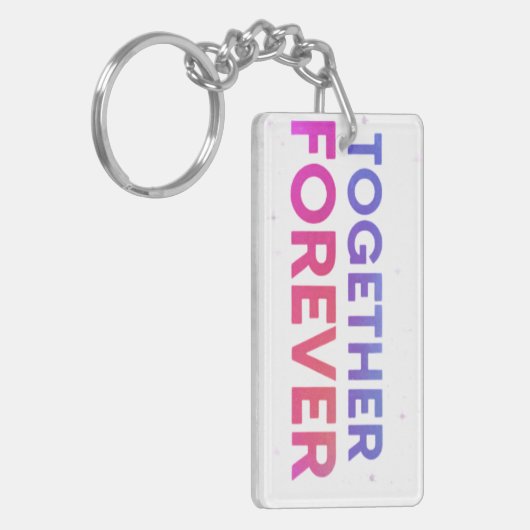 Samen Forever Sleutelhanger (Voorkant Links)