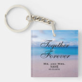 Samen Forever Square Sleutelhanger (voorkant)