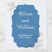 Samen Forever Wijn Etiket (Enkel label)