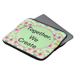 Samen gaan we Creëer Laptop Sleeve