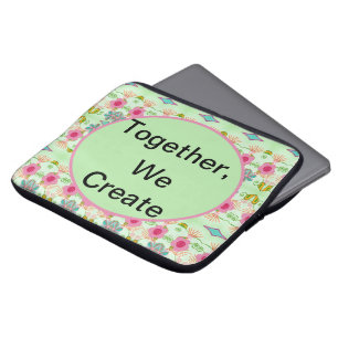 Samen gaan we Creëer Laptop Sleeve