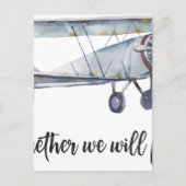 Samen gaan we vliegen briefkaart (Voorkant)