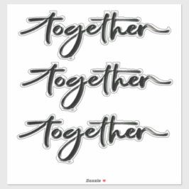 Samen Getekende Stickers