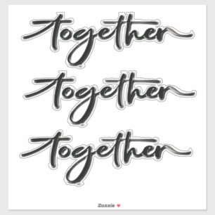 Samen Getekende Stickers