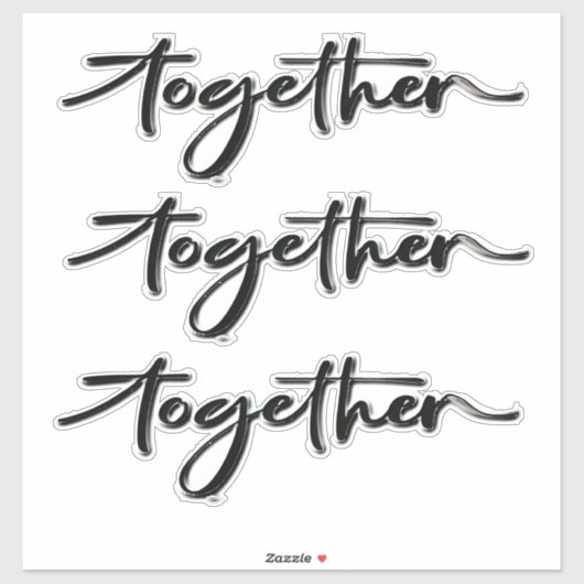 Samen Getekende Stickers (Vel)