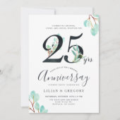 Samen Groeien 25-jarig Jubileum Eucalyptus Thema Kaart (Voorkant)