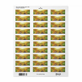 Samen groeien adreslabel etiket (Full Sheet)