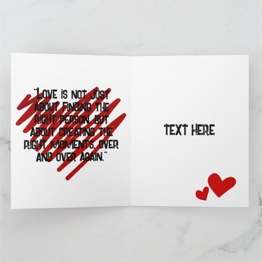 Samen groeien in liefde kaart (Binnen)