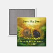 Samen groeien Save-the-date trouwmagneet Magneet (Voorkant / Achterkant)