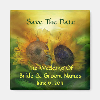Samen groeien Save-the-date trouwmagneet Magneet