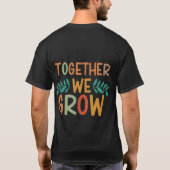 samen groeien we t-shirt (Achterkant)