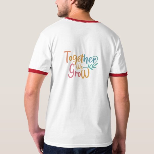 Samen groeien we t-shirt (Achterkant volledig)