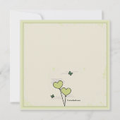 Samen (Groen) Post Wedding Brunch Uitnodiging (Achterkant)