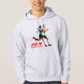 Samen hardlopen | Heren hoodie (Voorkant)