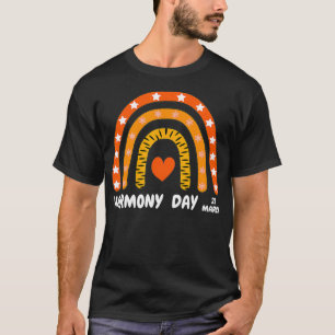 Samen Harmony Day Maart 21 Rainbow Oranje Kinderen T-shirt