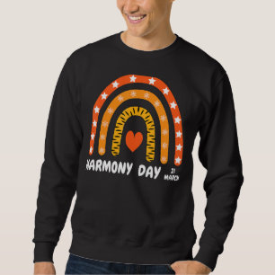 Samen Harmony Day Maart 21 Rainbow Oranje Kinderen Trui