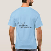 Samen Hebben We Alles Minimaal T-shirt (Achterkant)