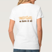 Samen Hebben We Alles T-shirt (Achterkant)