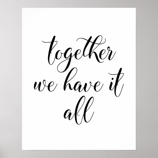 Samen hebben we het allemaal Poster (Voorkant)