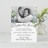 Samen hebben we met Foto Vow Renewal Kaart (Staand voorkant)