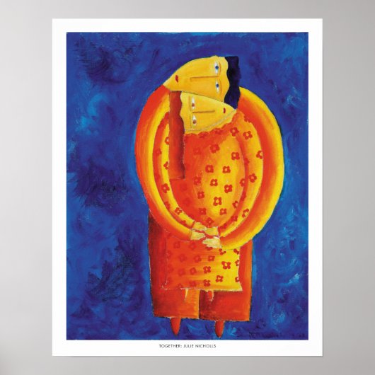 Samen hedendaagse acrylverfart afdrukken poster (Voorkant)