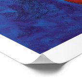 Samen hedendaagse acrylverfart afdrukken poster (Hoek)