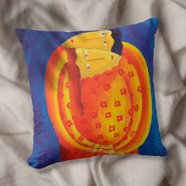 Samen Hedendaagse Kunst Acrylschilderij Kussen