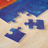 Samen Hedendaagse Kunst Acrylschilderij Legpuzzel (Zijkant)