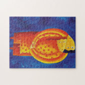 Samen Hedendaagse Kunst Acrylschilderij Legpuzzel (Horizontaal)