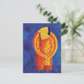 Samen Hedendaagse Kunst Acrylschildering Briefkaart (Staand voorkant)