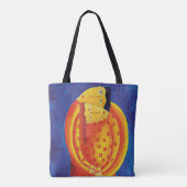 Samen hedendaagse kunst schilderen tote bag (Achterkant)