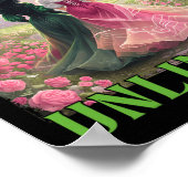 Samen heksen onbeperkt roze groene heks Hallow Poster (Hoek)