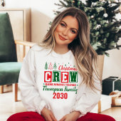 Samen herinneringen maken Gepersonaliseerd kerstpl T-shirt