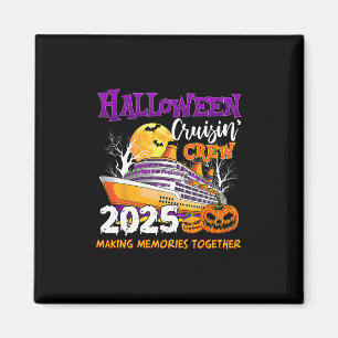 Samen Herinneringen Maken Halloween Cruise Familie Magneet