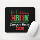 Samen Herinneringen Maken Ized Kerst Crew T-Shirt Muismat (Met muis)