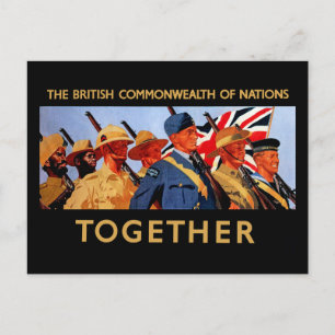 Samen ~ Het Britse Gemenebest van Nationale Staten Briefkaart