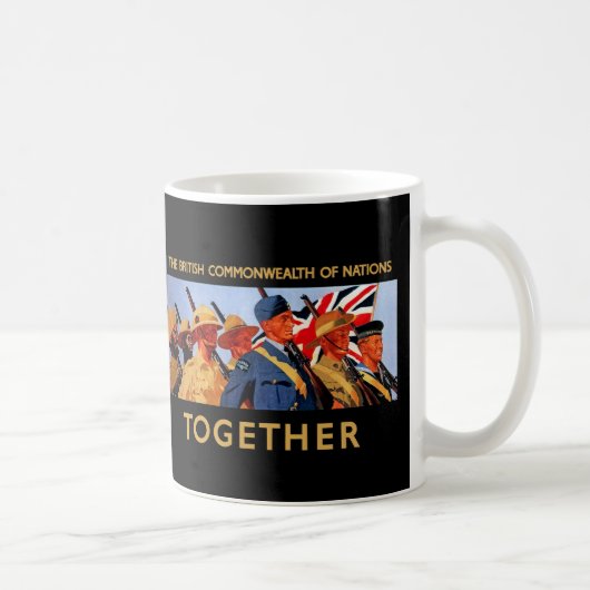 Samen ~ Het Britse Gemenebest van Nationale Staten Koffiemok (Rechts)