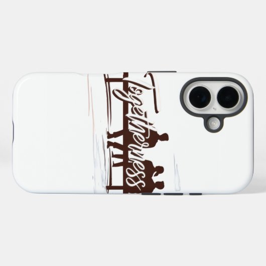 Samen houden ze van mobiel Hoesje (Achterkant (horizontaal))