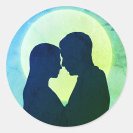 Samen in eeuwigheid ronde sticker