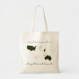 samen in het hart tote bag