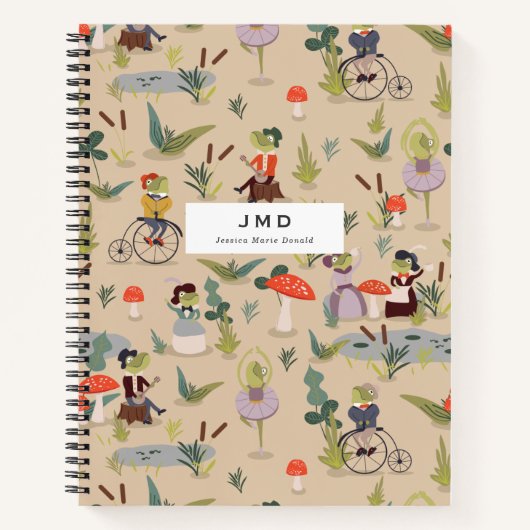 Samen in kikkerland notitieboek (Voorkant)