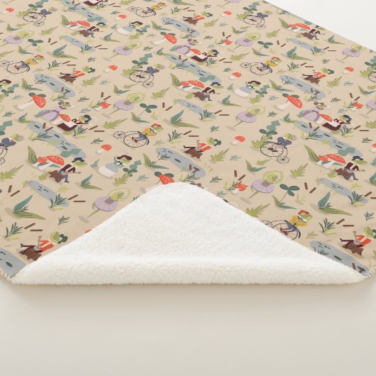 Samen in kikkerland sherpa deken (3/4)