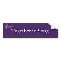 Samen in Song Bumpersticker