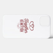 Samen Is Beter - Valentijnsdag Ontwerp Case-Mate iPhone Case (Achterkant (horizontaal))