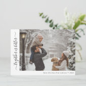 Samen is een betere familie leuke foto kerst feestdagenkaart (Staand voorkant)