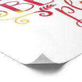 Samen is een mooie plek om te worden | Afdrukken Poster (Hoek)