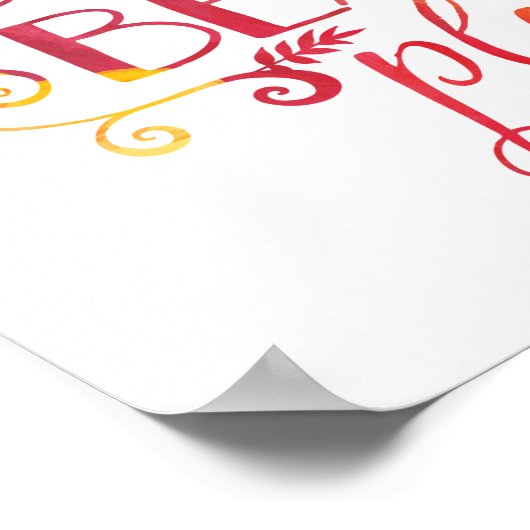 Samen is een mooie plek om te worden | Afdrukken Poster (Hoek)