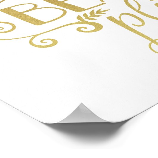 Samen is een mooie plek om te worden | Gold Print (Hoek)